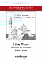 I Saw Water SATB choral sheet music cover